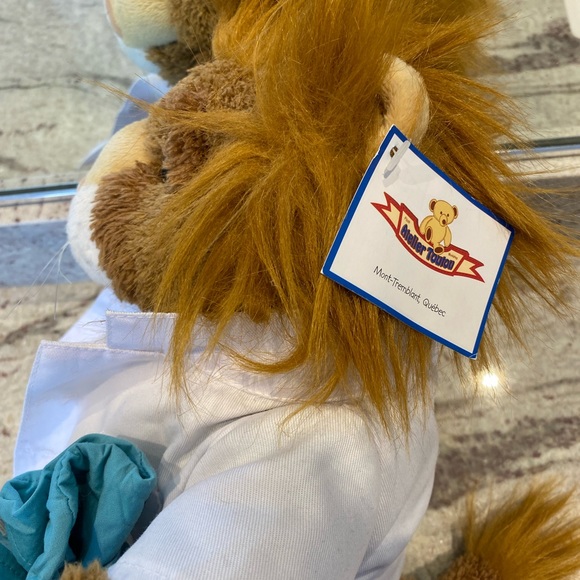 Atelier toutou - MD Doctor lion teddy bear 16inch - Picture 5 of 7